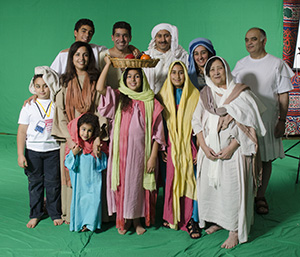 Some of the wonderful Egyptians living in England who joined us to shoot the story of Joseph